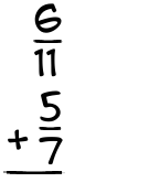 What is 6/11 + 5/7?