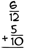 What is 6/12 + 5/10?