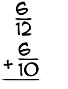 What is 6/12 + 6/10?