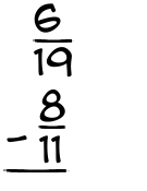 What is 6/19 - 8/11?