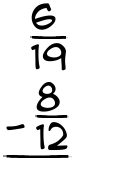 What is 6/19 - 8/12?
