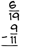 What is 6/19 - 9/11?
