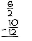 What is 6/2 - 10/12?
