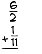 What is 6/2 + 1/11?