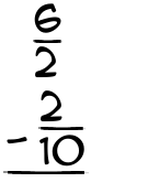 What is 6/2 - 2/10?