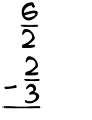 What is 6/2 - 2/3?