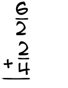 What is 6/2 + 2/4?