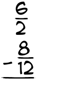 What is 6/2 - 8/12?