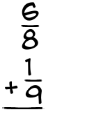 What is 6/8 + 1/9?