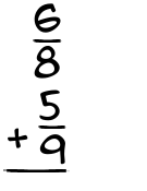 What is 6/8 + 5/9?