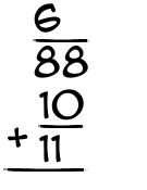 What is 6/88 + 10/11?