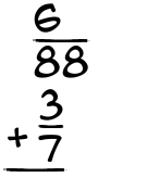 What is 6/88 + 3/7?