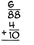 What is 6/88 + 4/10?
