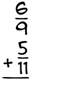 What is 6/9 + 5/11?