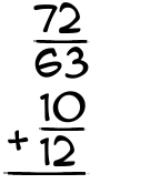 What is 72/63 + 10/12?