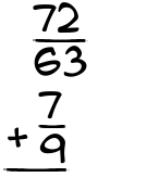 What is 72/63 + 7/9?