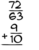 What is 72/63 + 9/10?