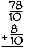 What is 78/10 + 8/10?