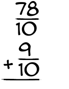 What is 78/10 + 9/10?
