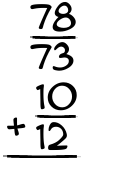 What is 78/73 + 10/12?