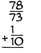 What is 78/73 + 1/10?