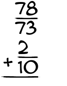 What is 78/73 + 2/10?