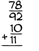 What is 78/92 + 10/11?