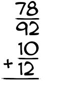 What is 78/92 + 10/12?