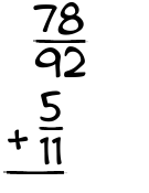 What is 78/92 + 5/11?