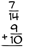 What is 7/14 + 9/10?
