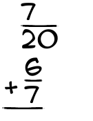 What is 7/20 + 6/7?