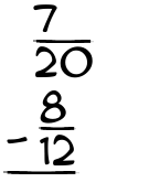 What is 7/20 - 8/12?