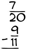 What is 7/20 - 9/11?