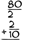 What is 80/2 + 2/10?