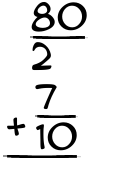 What is 80/2 + 7/10?