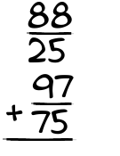What is 88/25 + 97/75?