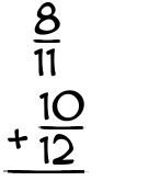 What is 8/11 + 10/12?