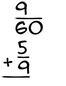 What is 9/60 + 5/9?