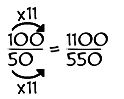 100/50 times 11