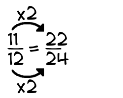 11/12 times 2