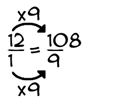 12/1 times 9