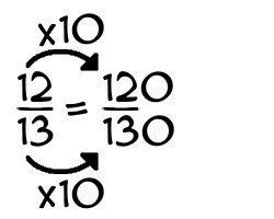 12/13 times 10