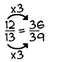 12/13 times 3