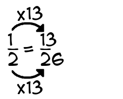 1/2 times 13