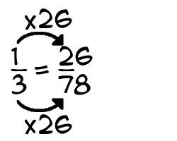 1/3 times 26