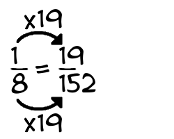 1/8 times 19