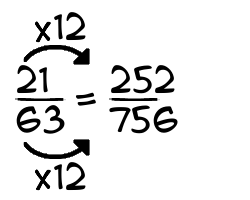 21/63 times 12