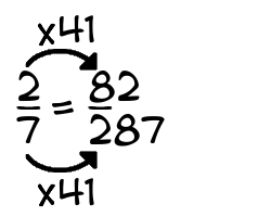 2/7 times 41