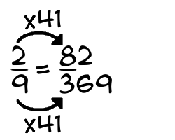 2/9 times 41