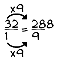 32/1 times 9